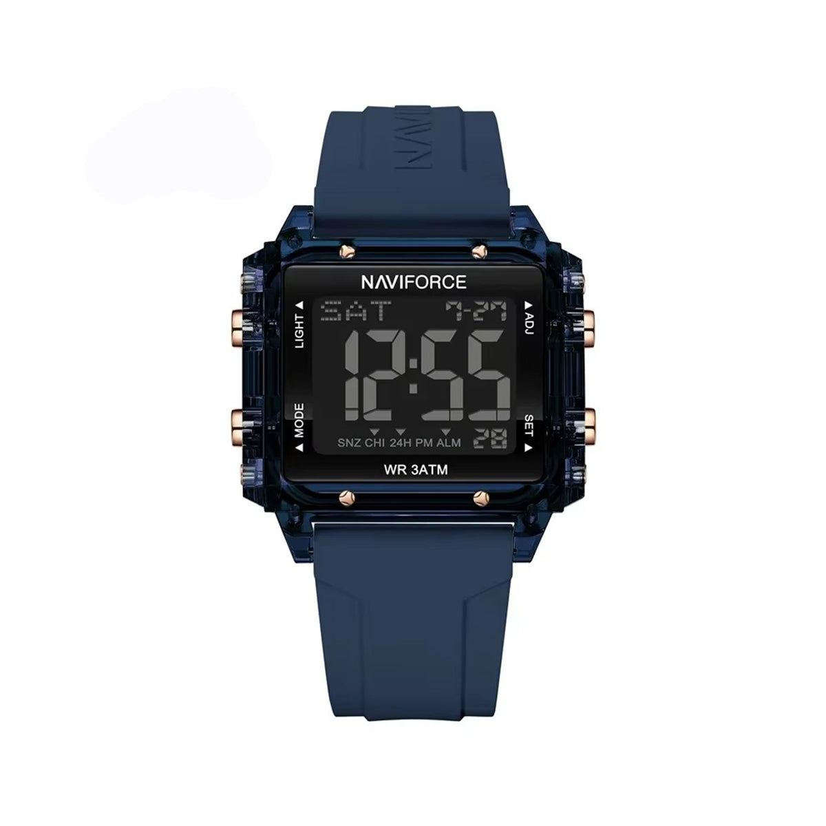 NAVIFORCE 7101 LCD Digital Display Sports Men's Watch-Blue
