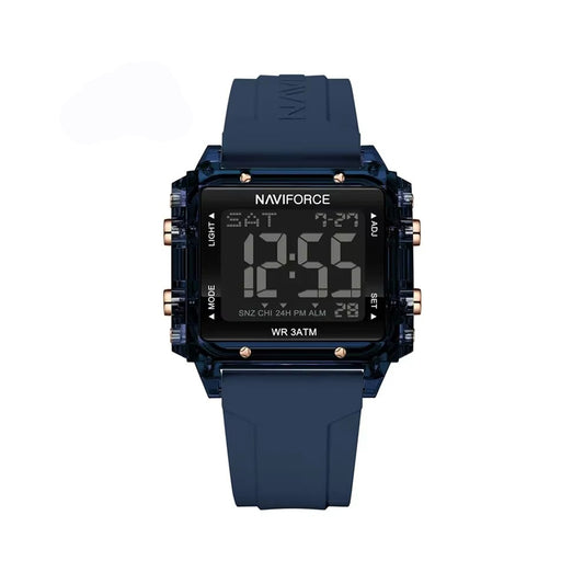 NAVIFORCE 7101 LCD Digital Display Sports Men's Watch-Blue