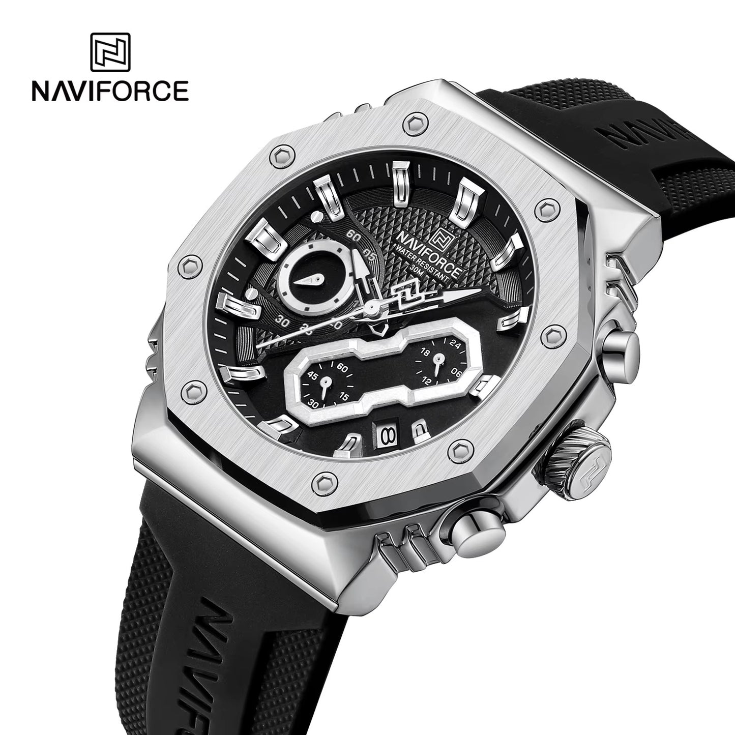 NAVIFORCE 8035 Luxury Chronograph Military Sports Men's Watch
