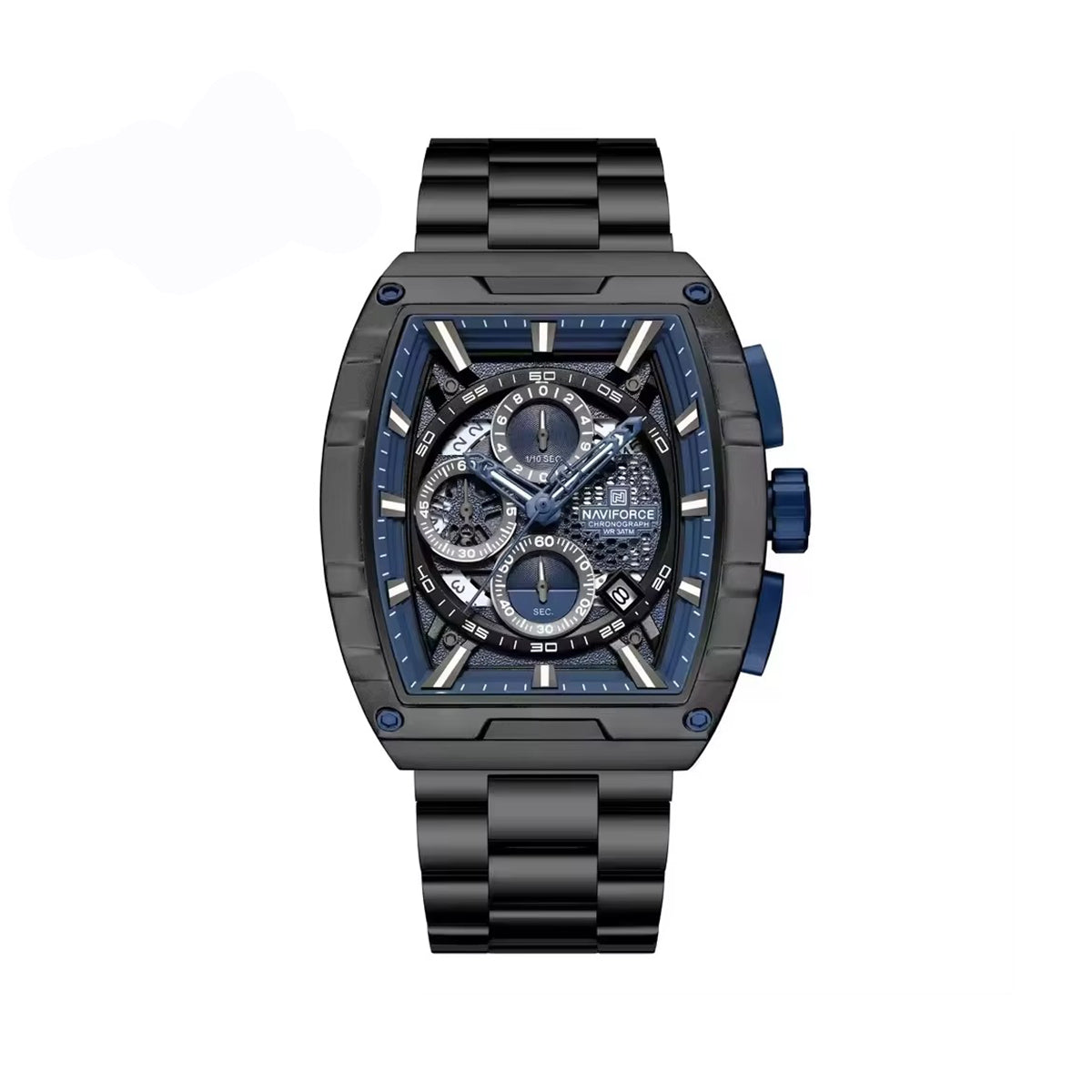 NAVIFORCE 8066 Active Chronograph Men's Watch-Black Blue