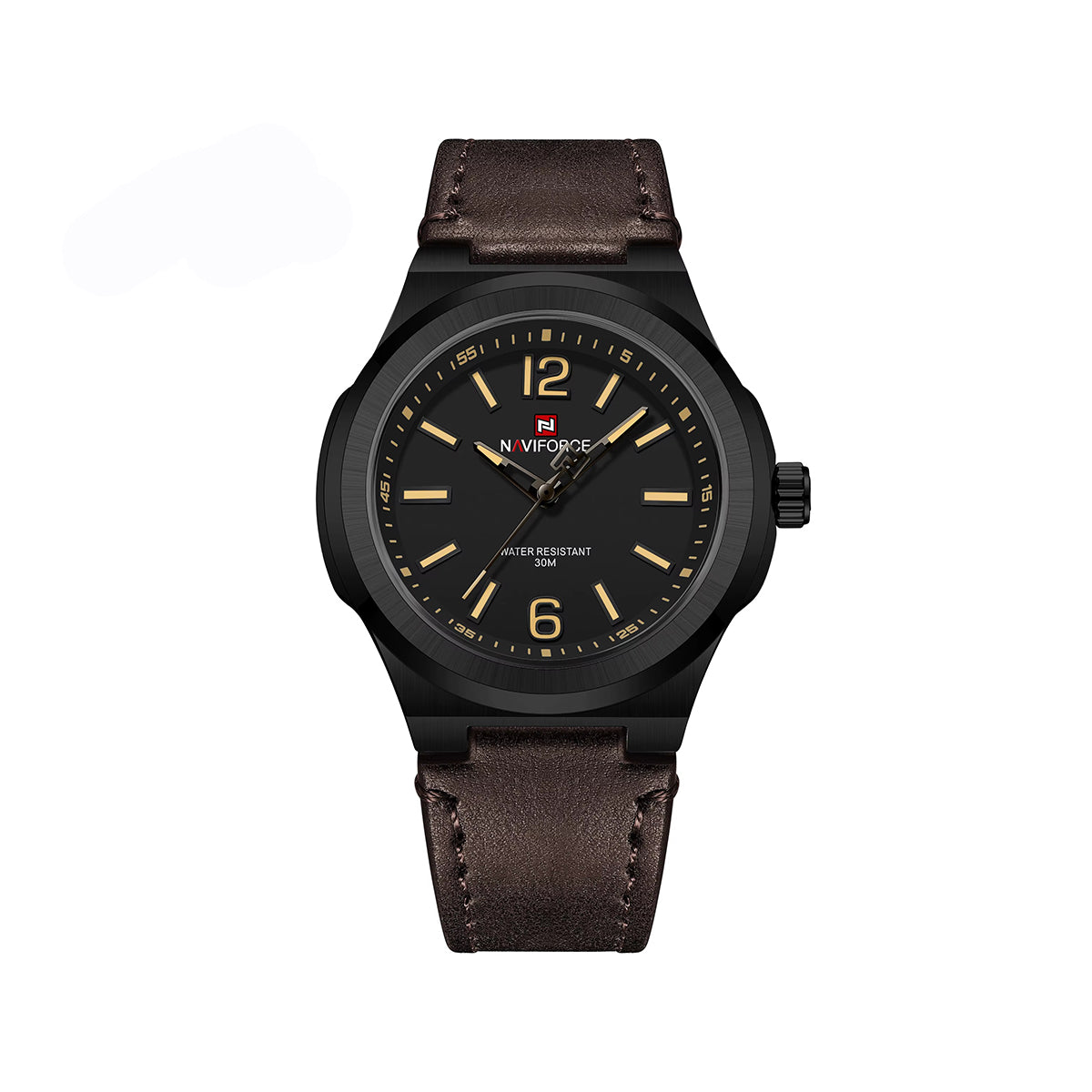 NAVIFORCE 9233 Casual Leather Quartz Men’s Watch