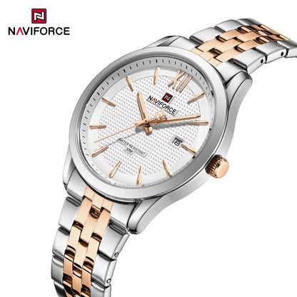 NAVIFORCE 9255 Elegant Stainless Steel Men's Watch