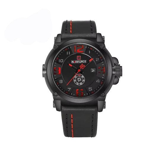 NAVIFORCE NF9099 Casual Leather Quartz Men’s Watch
