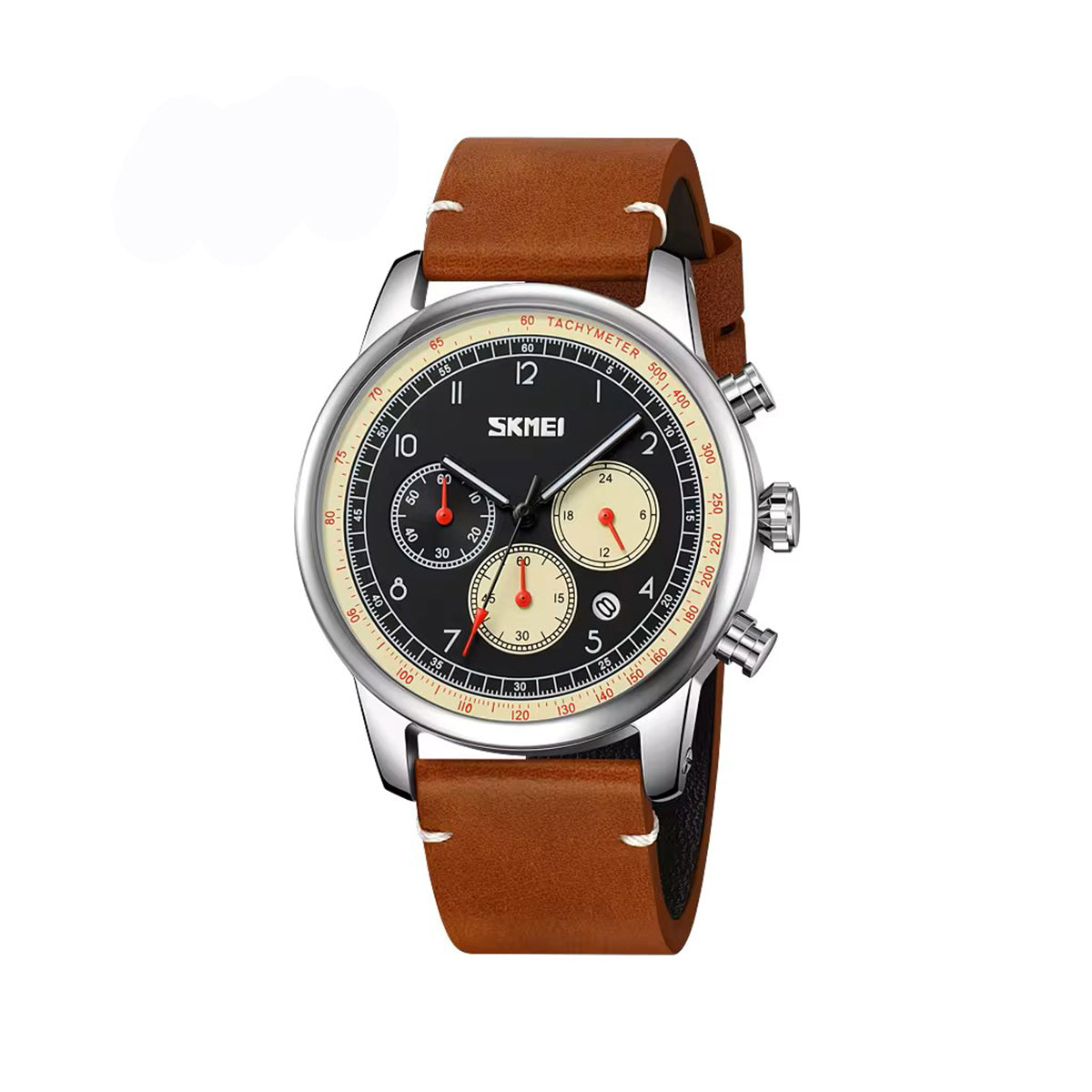 SKMEI 9318 Luxury Premium Leather Chronograph Classic Men's Watch