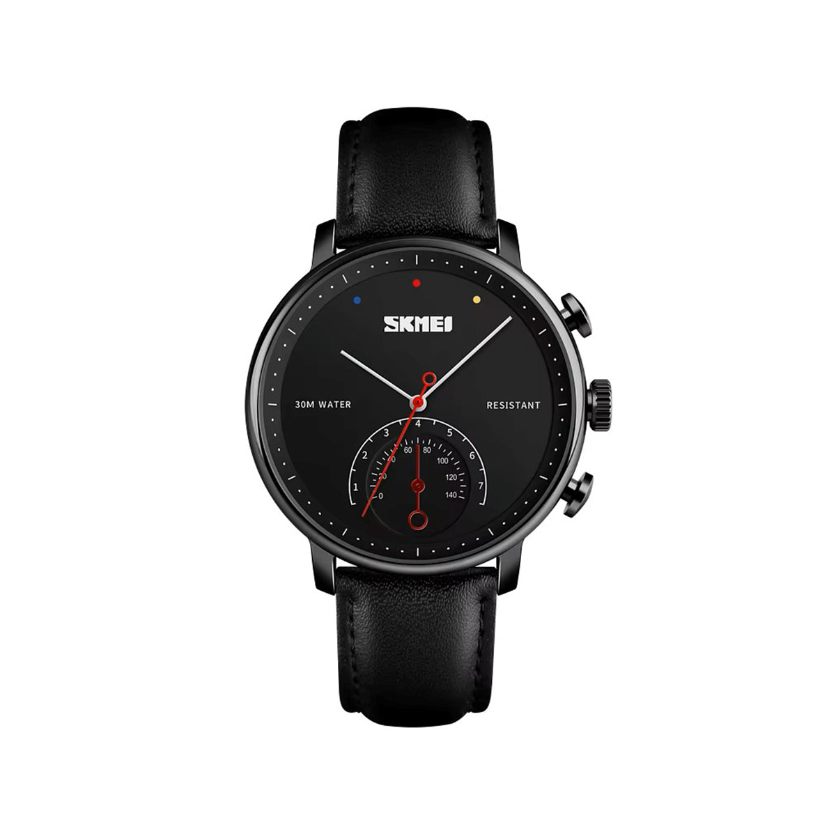 SKMEI 1399 Leather Strap Elegance Quartz Casual Men's Watch
