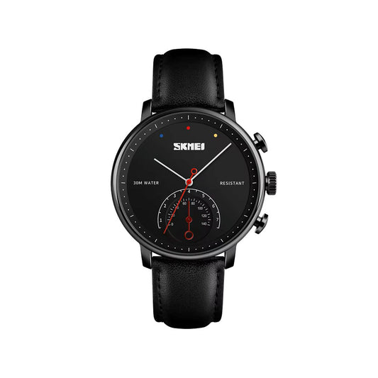 SKMEI 1399 Leather Strap Elegance Quartz Casual Men's Watch