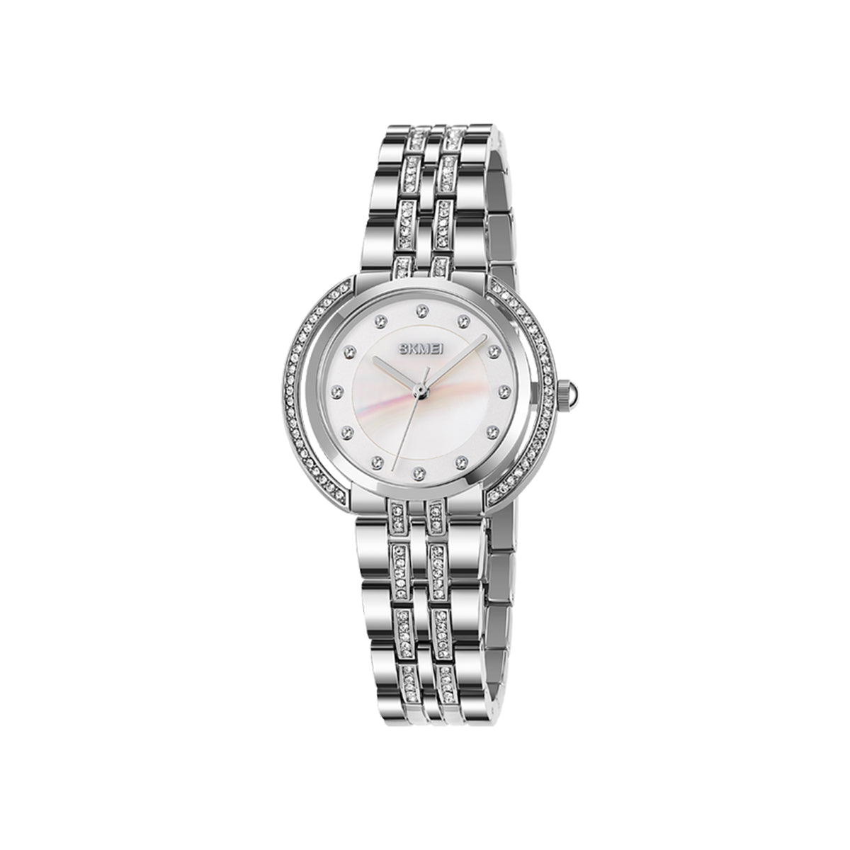 SKMEI 1979 Analog Quartz Luxury Special Ladies Watch-Silver