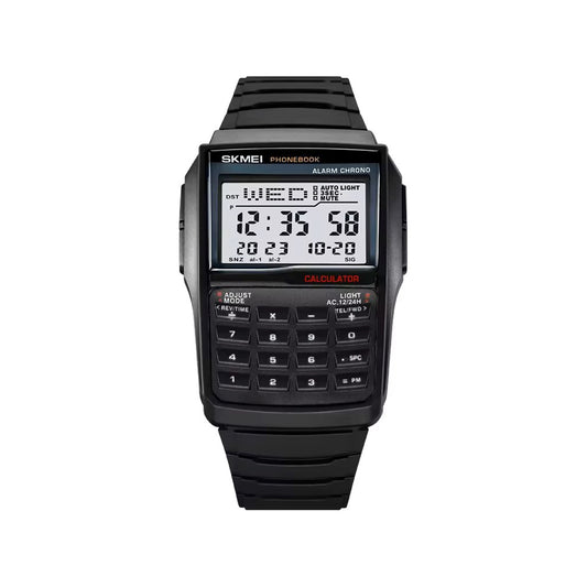 SKMEI 2255 Calculator Style Digital Watch For Men-Black