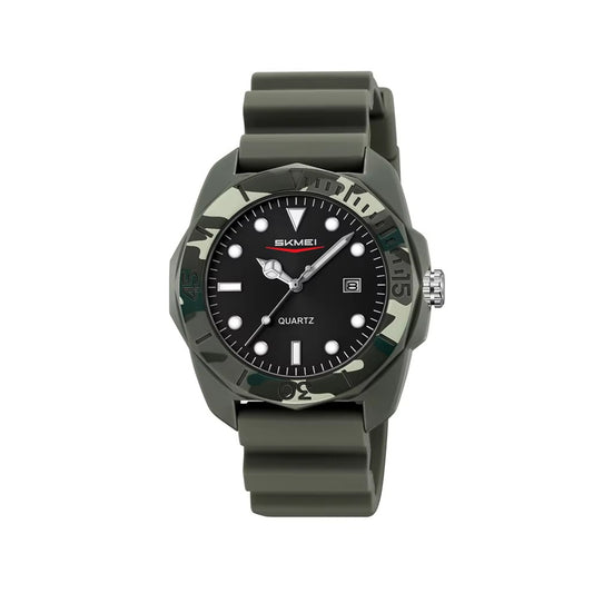 SKMEI 2393 New Quartz Luminous Sports Men's Watch-Green