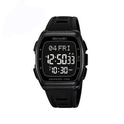SKMEI 2441 New Waterproof Sports Digital Silicon Watch For Men-Black