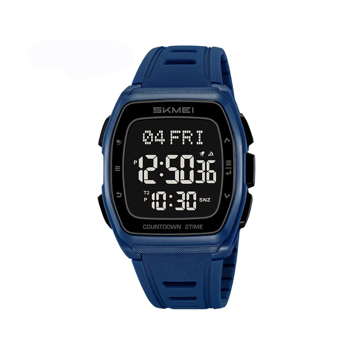 SKMEI 2441 New Waterproof Sports Digital Silicon Watch For Men-Blue
