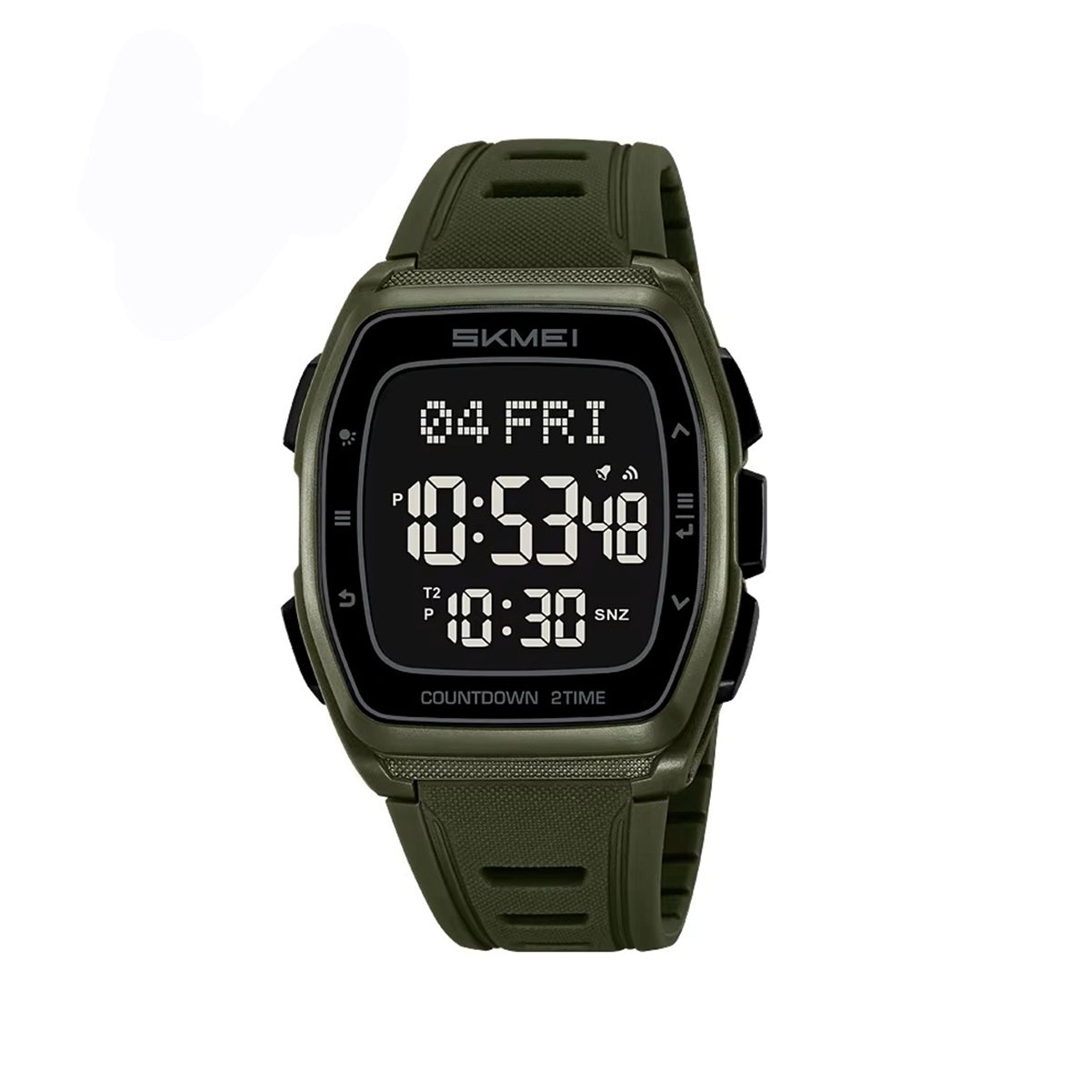 SKMEI 2441 New Waterproof Sports Digital Silicon Watch For Men-Green