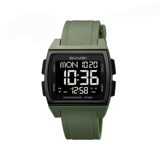 SKMEI 2453 Square Big Numbers Dial Digital Men’s Watch