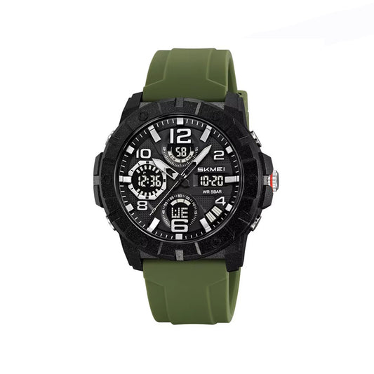 SKMEI 2487 Digital Silicon Band Sports Men’s Watch-Green