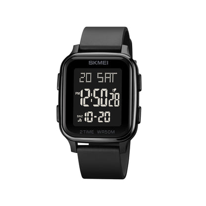 Skmei 1858 Dual Time Silicon Strap Digital Men's Watch
