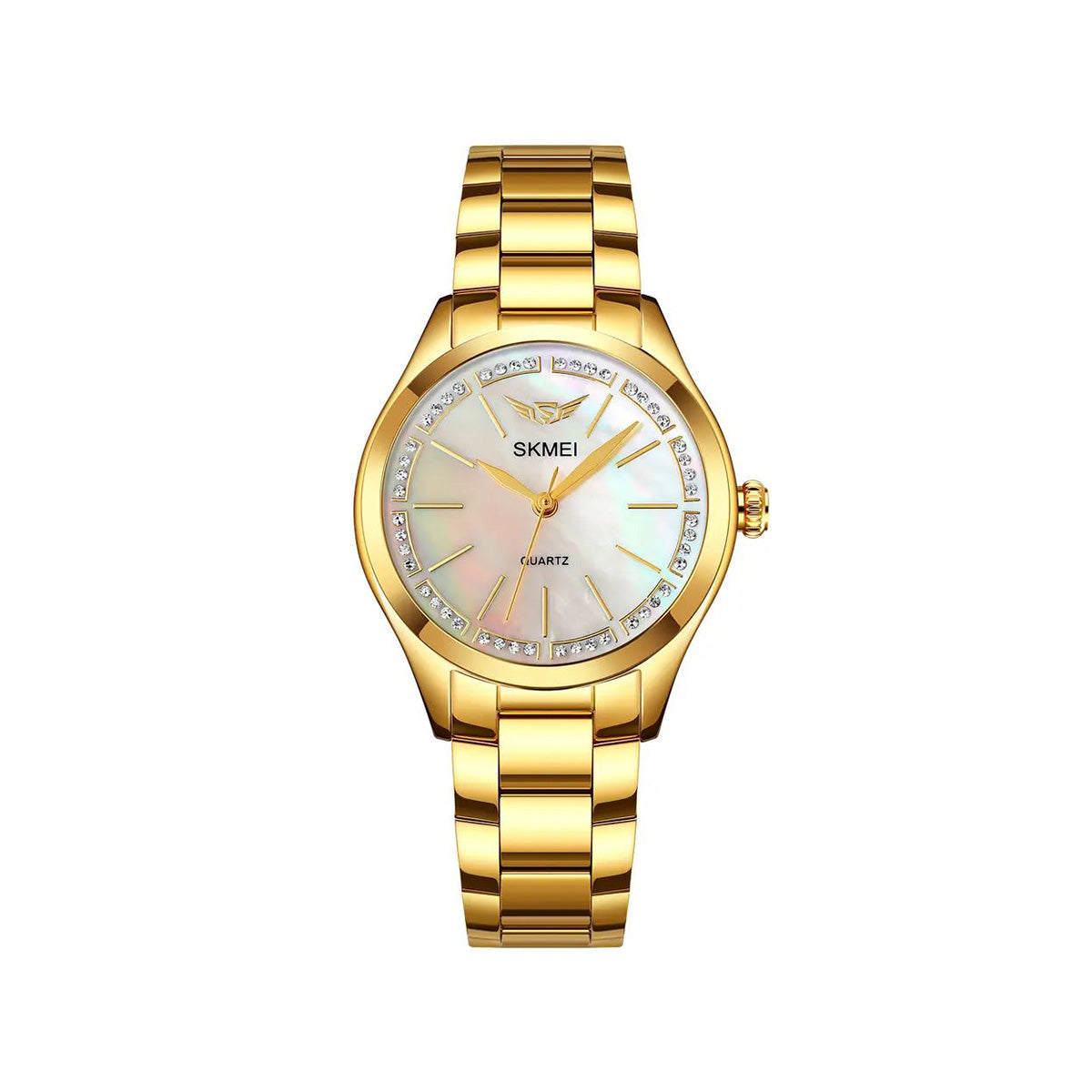 Skmei 1964 Quartz Waterproof Stainless Steel Ladies Watch