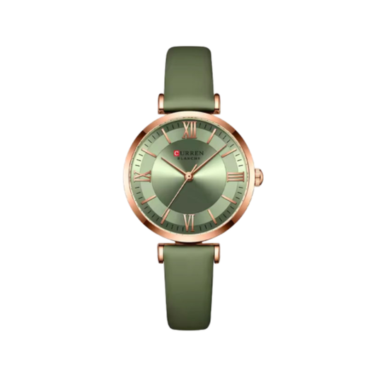 CURREN 9079 Belt Watches for Women – Olive