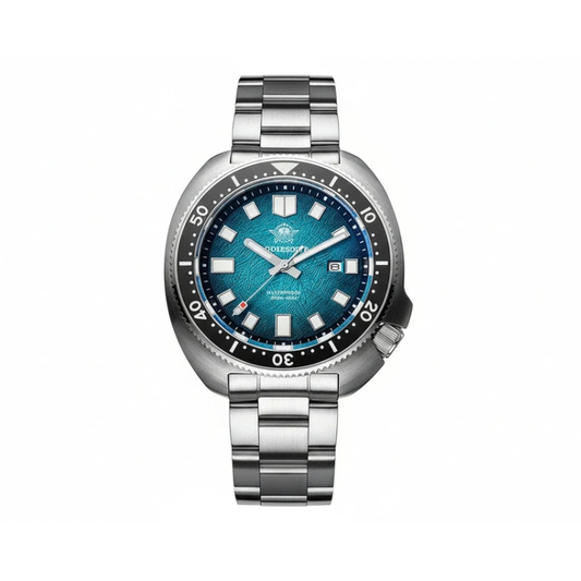 ADDIESDIVE AD2511 Men's 200M Dive Watch- Green Dial