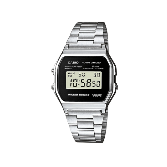 Casio A158WEA-1DF Vintage Digital Chain Watch