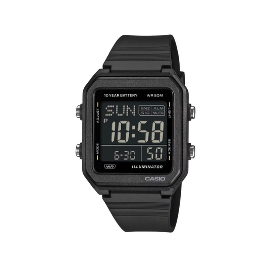 Casio W-221H-1BVDF Digital Resin Belt Watch
