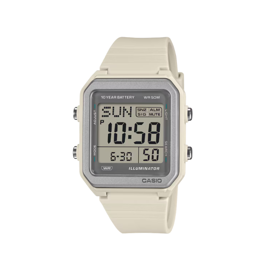 Casio W-221H-8AV Digital Resin Belt Watch