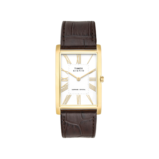 TIMEX TWEG34300 Signio White Dial Analog Watch