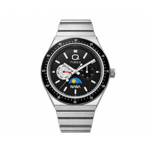 Timex Q TW2Y56700  NASA 40mm Multifunction Moonphase Men's Watch