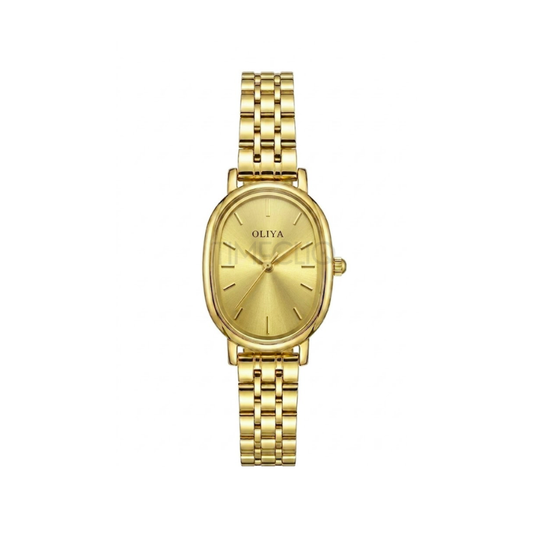 Oliya 2015 Women’s Gold Chain-Golden Dial