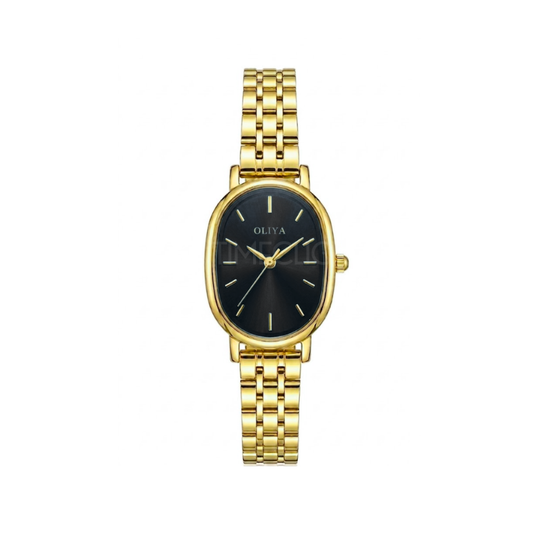 Oliya 2015 Women’s Gold Chain-Black Dial