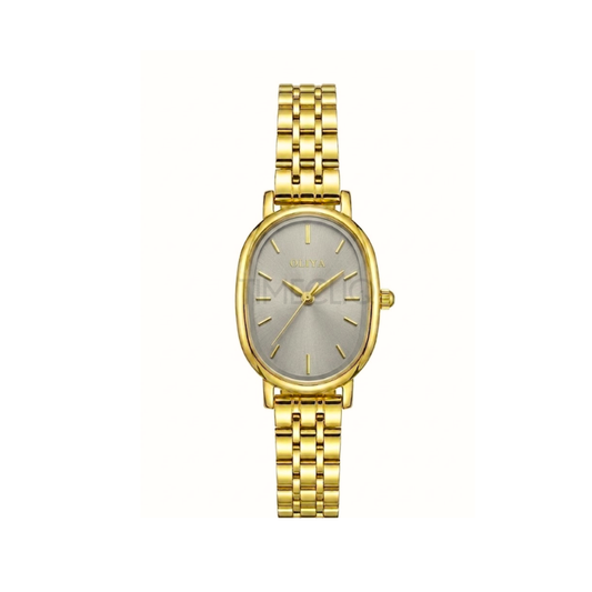 Oliya 2015 Women’s Gold Chain-Grey Dial