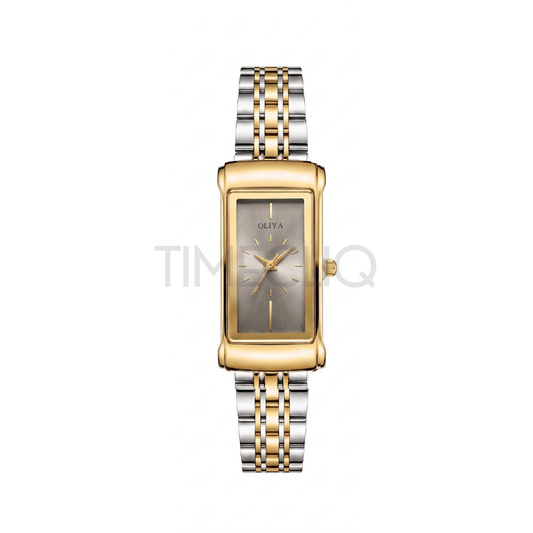 Oliya 55182 Ladies Two-Toned Watch Grey Dial