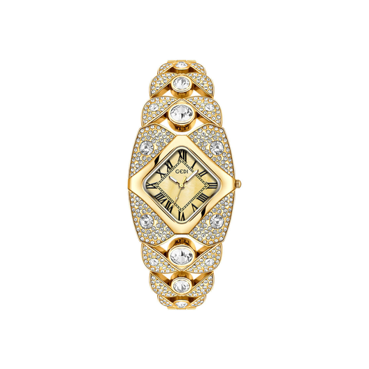 GEDI 52109 Light Luxury Full Diamond Bracelet Quartz Watch