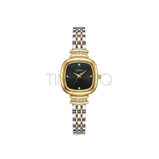Oliya 6815 Elegant Square Black Dial Women’s Watch