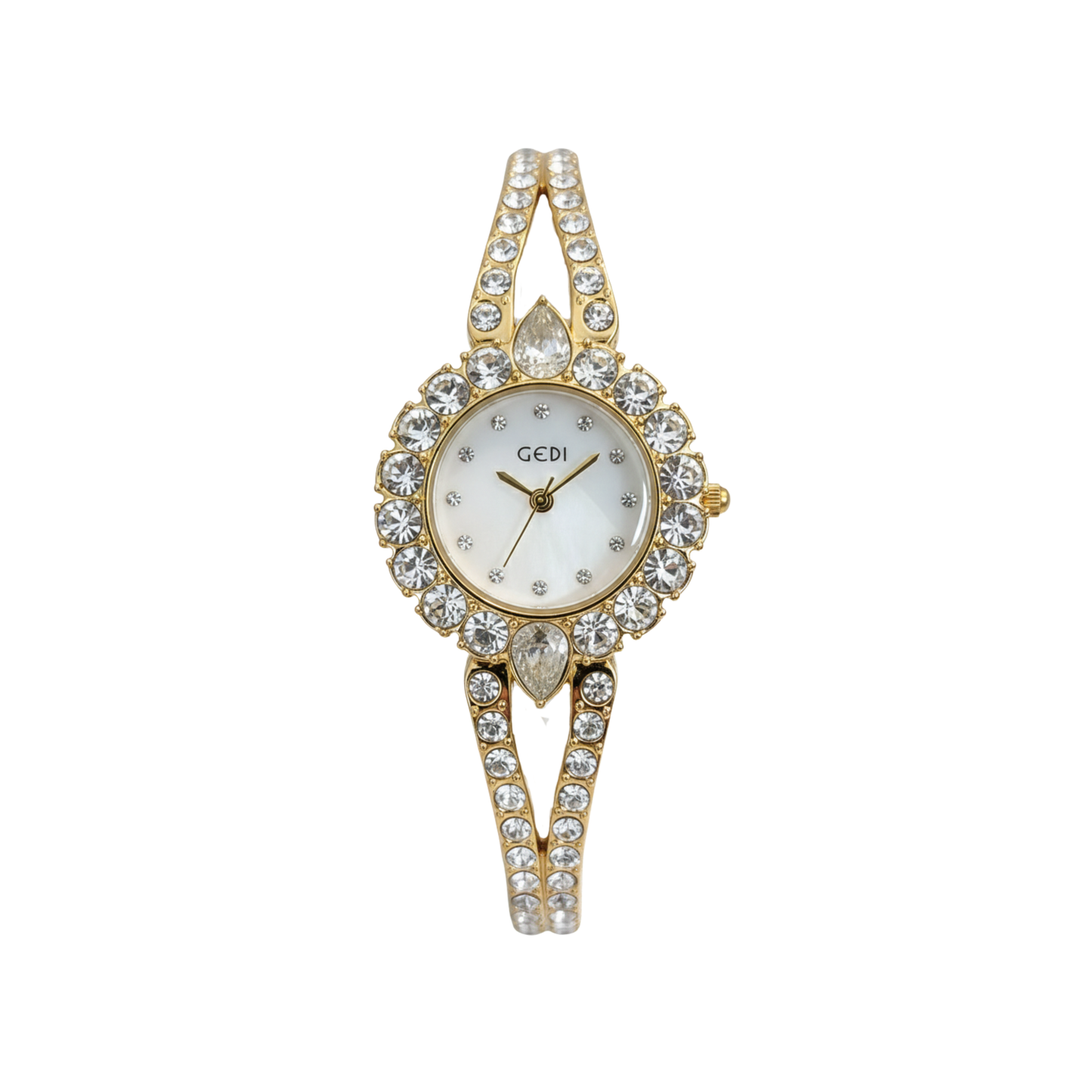 GEDI 52123 Light Luxury Full Diamond Bracelet Quartz Watch
