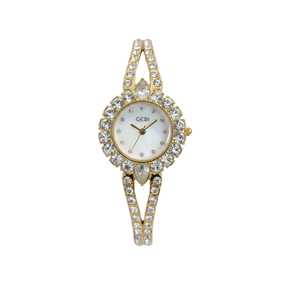 GEDI 52123 Light Luxury Full Diamond Bracelet Quartz Watch