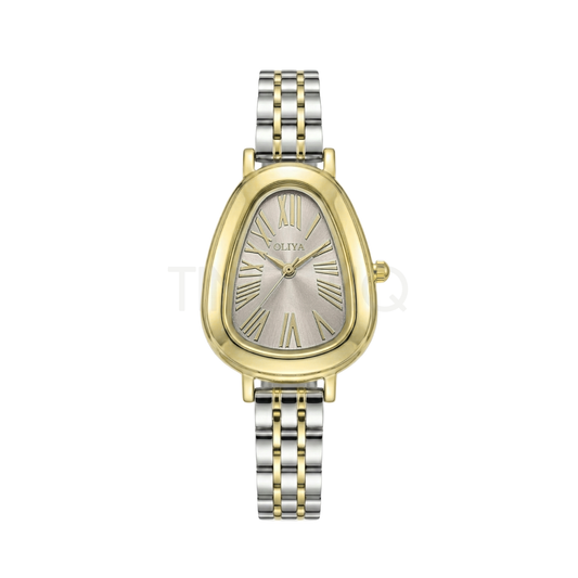 Oliya 2016 Women’s Retro Vintage Watch – Grey Dial | Elegant Ladies Wristwatch