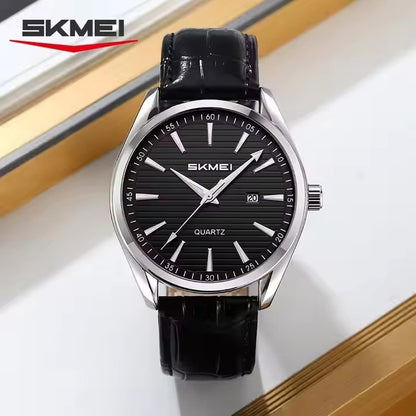 SKMEI 2490 Classic Business Quartz Watch- Black